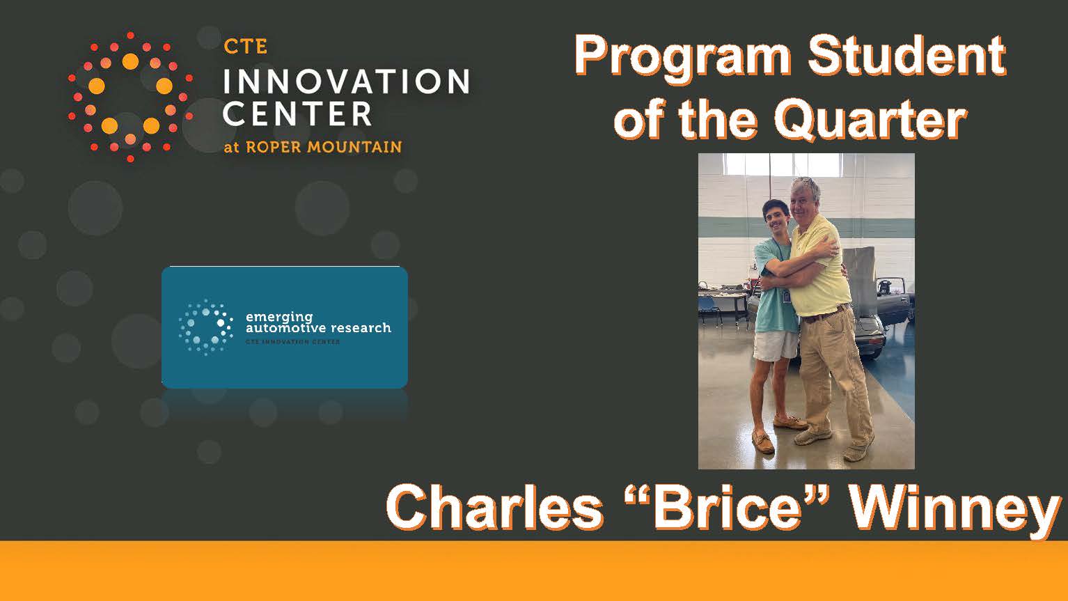 Program Student of the Quarter Automotive Charles Brice Winney